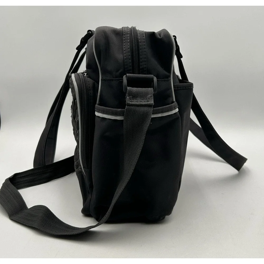 Eddie Bauer Ladies Overnight Diaper Travel Shoulder Tote Bag Gray